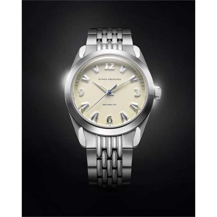Nivada Grenchen Antarctic 38mm 32080A04 Eggshell Beige Luminova